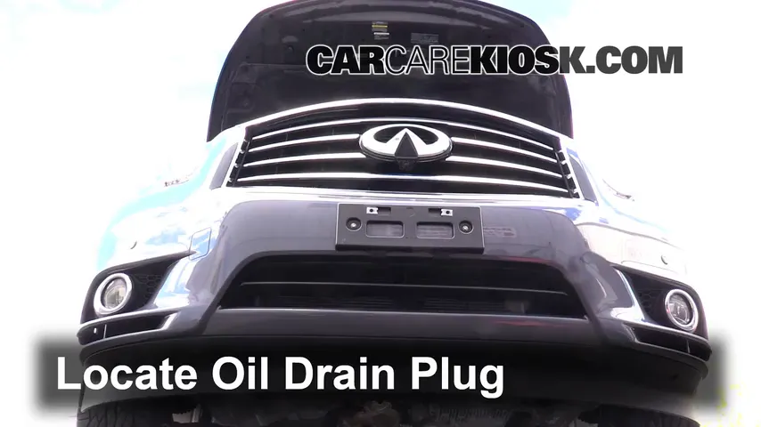 2013 Infiniti JX35 3.5L V6 Oil Change Oil and Oil Filter